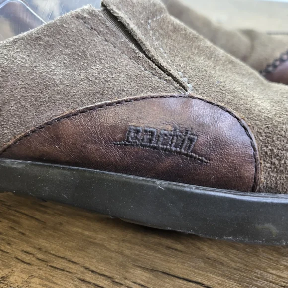 Earth Kalso Caribou Brown Suede Leather Flat Shoes - Picture 11 of 12